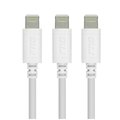 Rnd Accessories RND Accessories 3X Apple Certified Lightning Data Sync And Charge To USB Cable 6 ft. - White; Set of 3 RND-AMC-6FT-3X-W